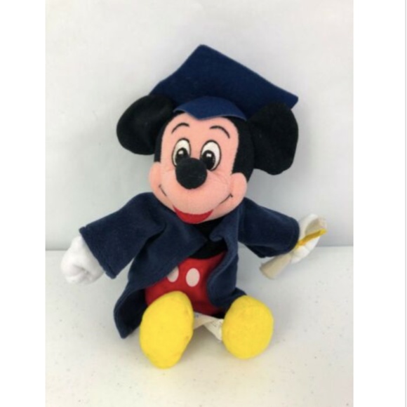 mickey graduation plush